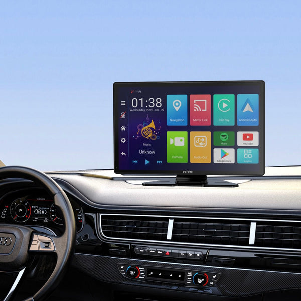 Porodo 9" Android CarPlay Tablet& DVR