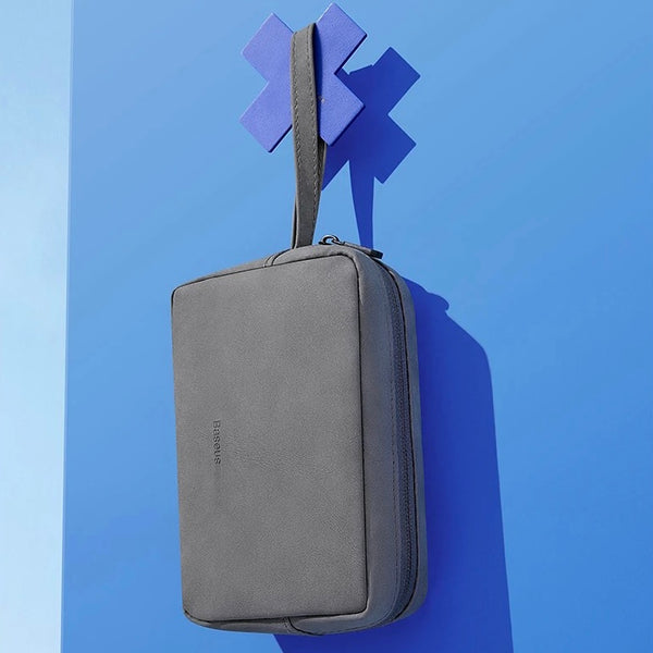 حقيبة Baseus Zipper لتخزين وحماية الشواحن والكابلات وا الهواتف و الاشياء الثمنية
