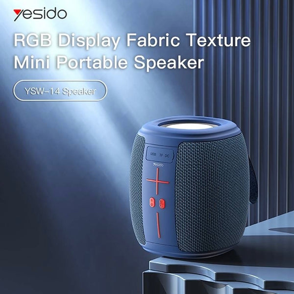 Portable speaker with lighting from YESIDO