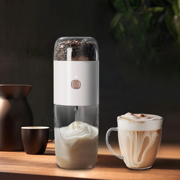 Libreso 2-in-1 Coffee Grinder and Milk Frother