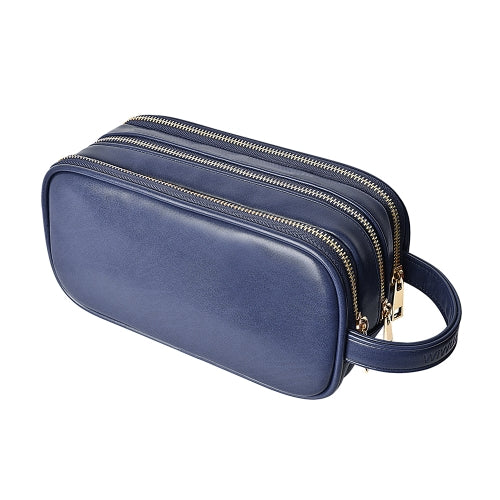 WiWu Blue Leather Trifold Handbag