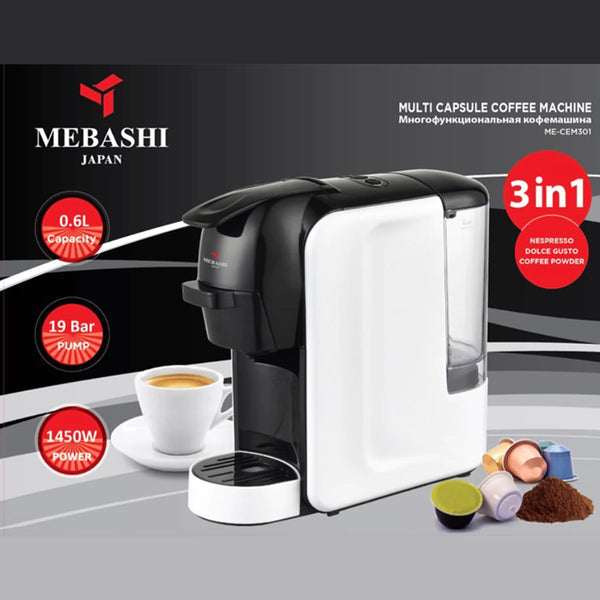 Mibashi 3 in 1 espresso coffee machine