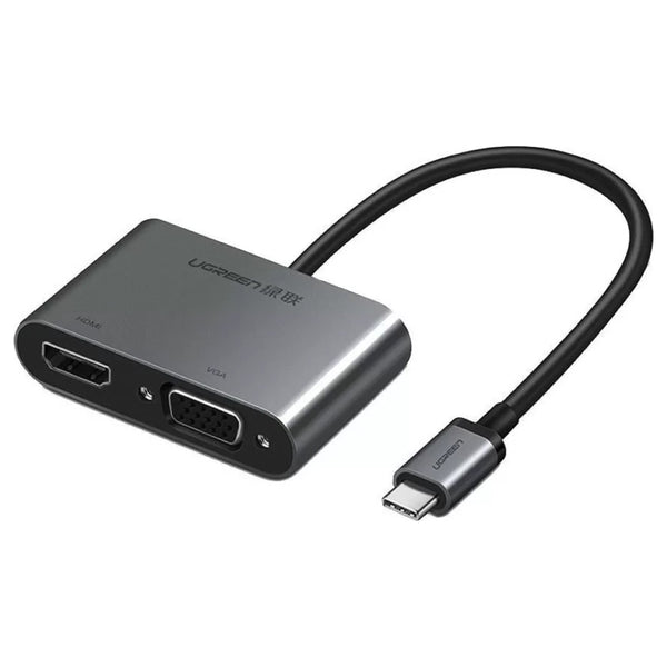 محول من USB-C الى منفذ HDMI ومنفذ VGA من Ugreen