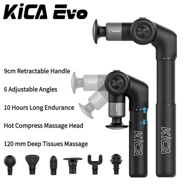Portable massager with 6 different pieces of KICA