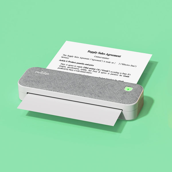 PeriPage with A40 Paper: High-quality portable thermal printer for fast printing anywhere