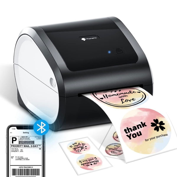 Ultra-fast thermal label printer from Phomemo 
