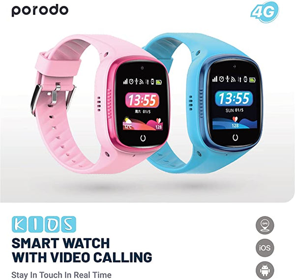 Porodo Kids Smart Watch with Video Calls Waterproof