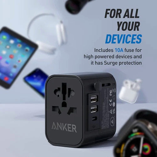 ANKER Travel Plug to charge all your devices globally from