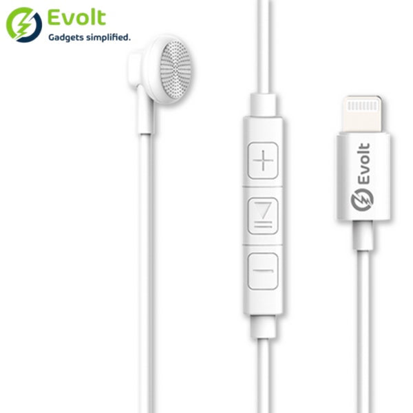 Evolt Wired Mono Headset With Lightning Connector