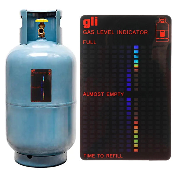 Magnetic gas cylinder level indicator