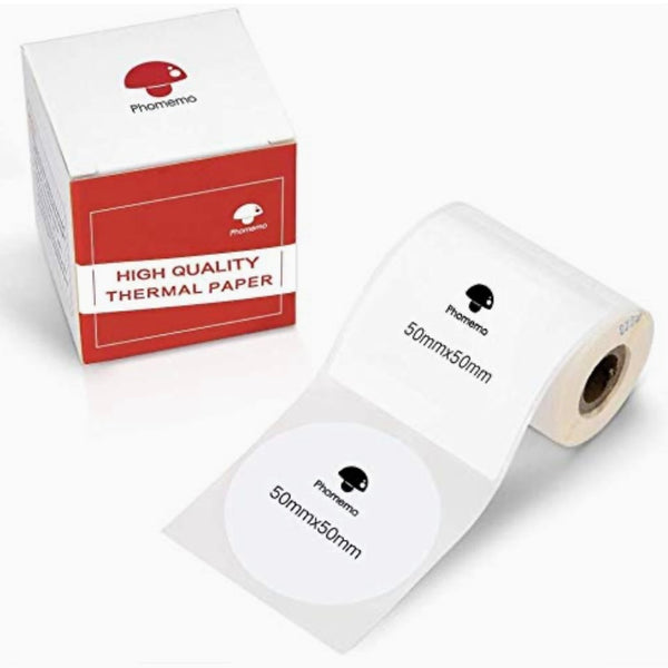 50 x 50 mm oval labels for printers