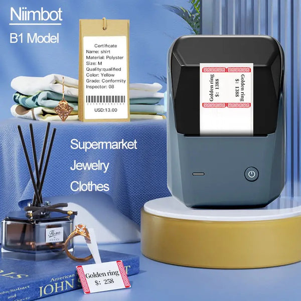 NiimbotB1 Fast Thermal Label Printer 