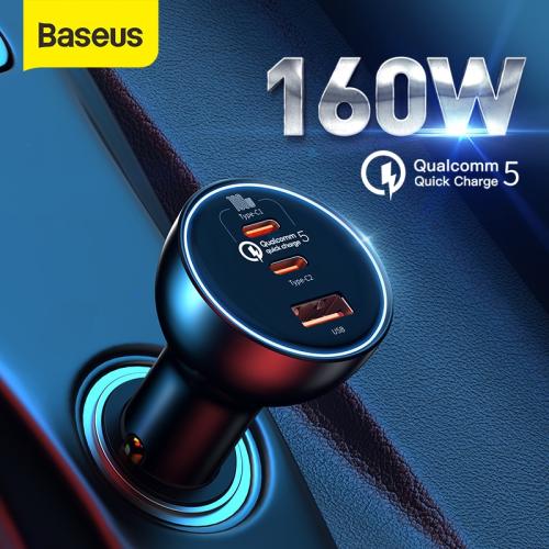 Baseus 160W fast car charging plug