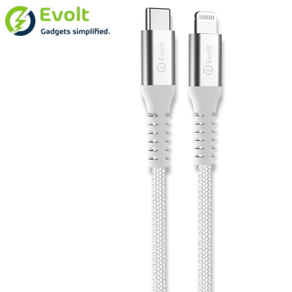 Evolt USB-C TO LIGHTNING CHARGE &amp; SYNC CABLE 1.2M
