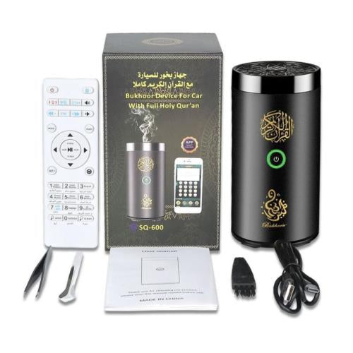 Portable Electronic Incense Burner with Full Holy Qur'an Bukhoor DeviceFor Car With Full Holy Qur'an SQ-600