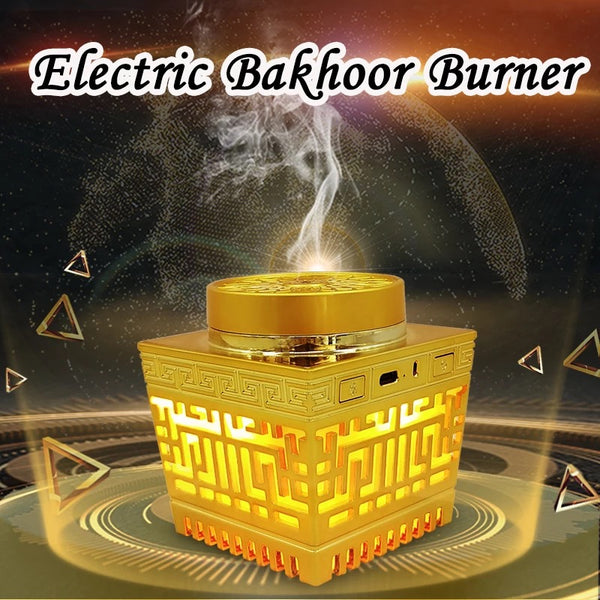 Golden electronic incense burner