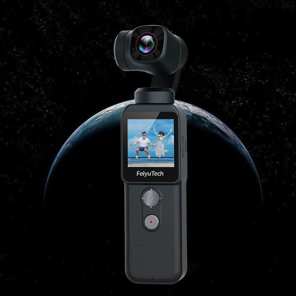 كاميرا صغيره مستقرة بمحورين وجهاز تصوير فيديو مثبت بجمبال محمول من FeiyuTech