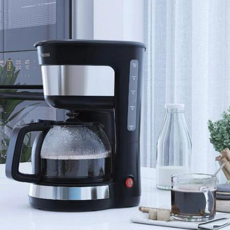 ماكينة صنع القهوة بالتنقيط مع إبريق زجاجي سعة 1.25 لتر من lepresso