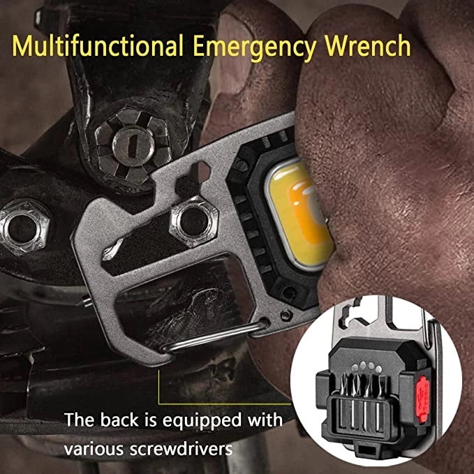 COB RECHARGEABLE KEYCHAIN LIGHT W5138
