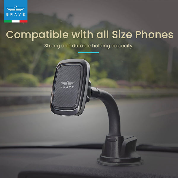 Magnetic stand to hold the phone from BRAVE