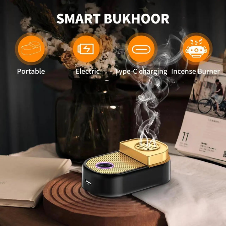 Portable rechargeable electronic incense burner الابداع
