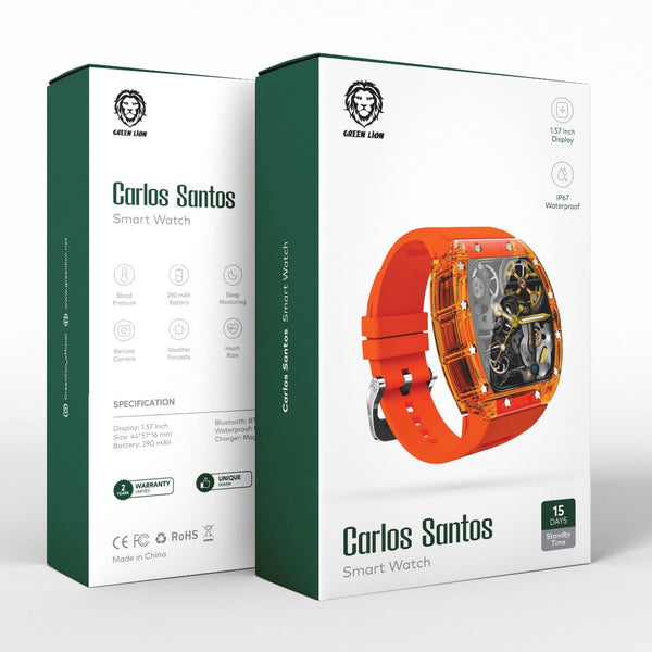 ساعة ذكية كارلوس سانتوس من GREEN LION